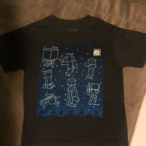 Gray Minecraft t-shirt